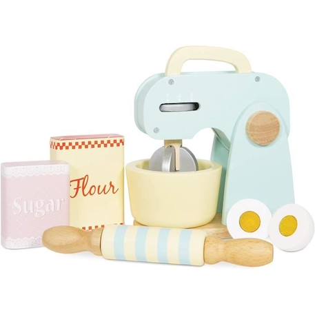 Jeu de cuisine - LE TOY VAN - Honeybake Mixer Set - Enfant - Mixte - 3 ans - Marron - Vert VERT 1 - vertbaudet enfant 