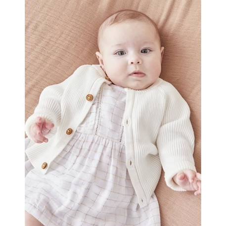 Cardigan en tricot Mix & Match BLANC+BLEU+ROSE 2 - vertbaudet enfant 