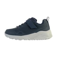 Chaussures-Basket Basse à Scratch Skechers Enfant Uno Lite Worlo - SKECHERS - Version basse - Scratch - Marine - Mixte