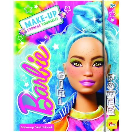 Sketchbook - Barbie Sketch Book Make Up - Lisciani - Pour Apprendre et Se Maquiller BLEU 1 - vertbaudet enfant 