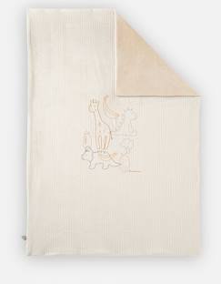 Linge de maison et décoration-Couverture bébé Veloudoux® Tiga, Stegi & Ops - NOUKIE'S - 100 x 140 cm - Beige