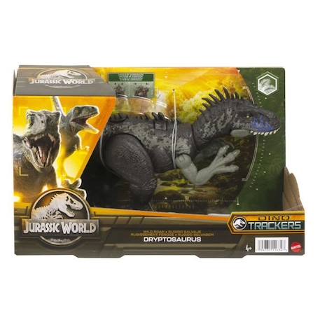 Figurine Dryptosaurus Sonore - Jurassic World - MATTEL - 26cm - Multicolore - Garçon - 4 Ans Et + VERT 2 - vertbaudet enfant 