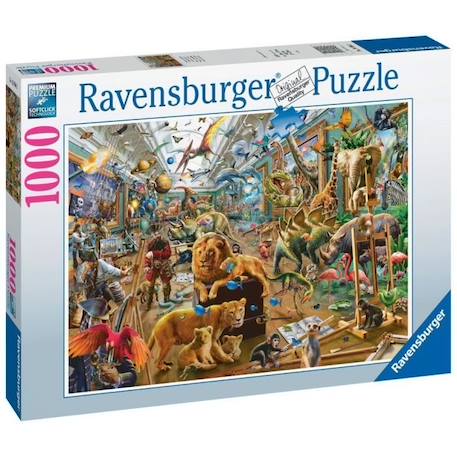 Puzzle 1000 pièces - Ravensburger - Le musée vivant - Paysage et nature - Détente et relaxation BLANC 1 - vertbaudet enfant 