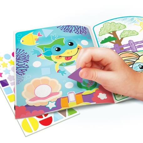 SUPER GREEN Kit de coloriage, crayons bio VERT 3 - vertbaudet enfant 