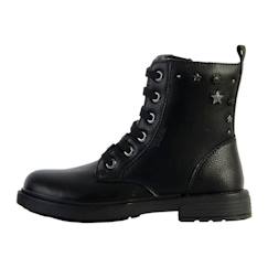 Chaussures-Chaussures fille 23-38-Bottes-Bottes Enfant Geox Eclair - Noir - Lacets/Zip - Confort Exceptionnel