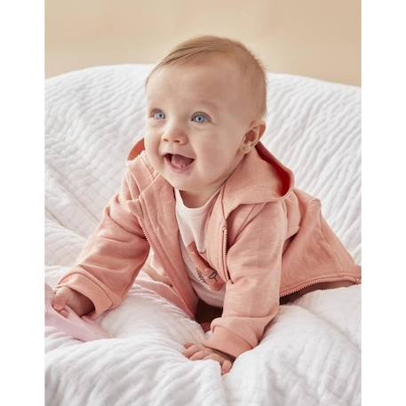 Bébé-Veste sweat à capuche en coton BIO