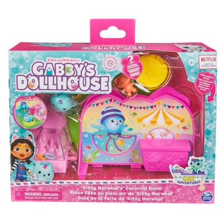 Playset Deluxe Le Carnaval - Gabby et la Maison Magique - 1 figurine + accessoires BLANC 1 - vertbaudet enfant 