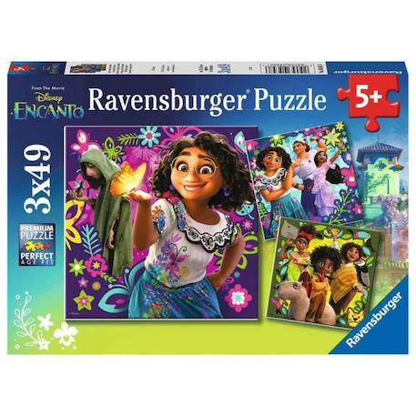 Puzzles Disney Encanto - Ravensburger - 3 x 49 pièces - Dessins animés et BD - Mixte - Age minimum 5 ans BLANC 1 - vertbaudet enfant 