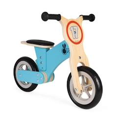 Jouet-Jeux de plein air-Draisienne évolutive en Bois - JANOD - Bikloon Little Racer - 2 roues - Bleu - Mixte