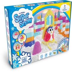 Jouet-Activités artistiques et musicales-Super Snow Ice Palace - loisir créatif - sable à modeler - GOLIATH