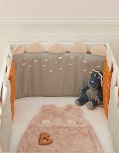 Linge de maison et décoration-Linge de lit bébé-Tour de lit et protège barreaux Stegi - NOUKIE'S - Tiga, Stegi & Ops - Vert - Bébé - Mixte