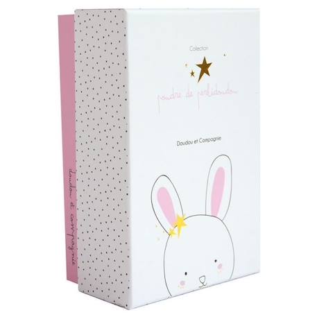 Jouet en peluche - DOUDOU ET COMPAGNIE - Lapin Fleurs - Pantin - Mixte - Blanc - Non ROSE 3 - vertbaudet enfant 