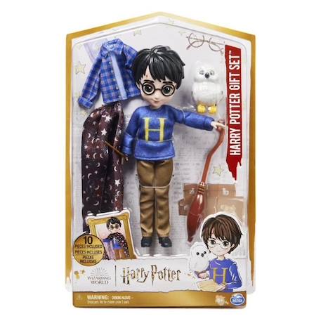 Poupée Harry Potter 20 cm avec 2 tenues et 5 accessoires - Spin Master MARRON 6 - vertbaudet enfant 