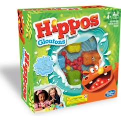 Jouet-HIPPOS GLOUTONS - Jeu de societe pour enfants - Version francaise