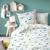 Parure de lit enfant Safari - imprimé fantaisie  - 100% coton - Taille: 140x200 cm - couleur : Blanc BLANC 2 - vertbaudet enfant 