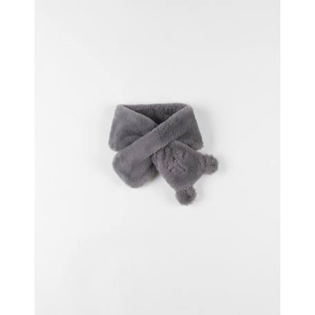 Bonnet, écharpe et gants - Noir/gris foncé chiné - ENFANT