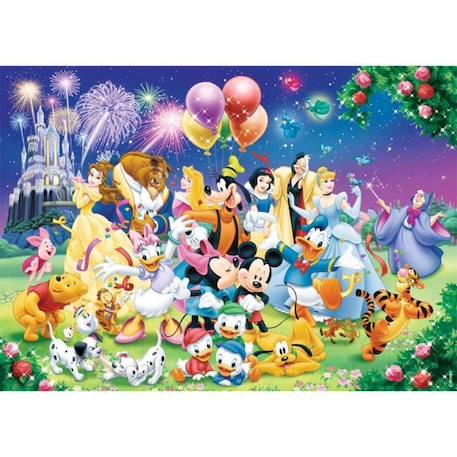 Puzzle 1000 pièces - La Famille Disney - Marque NATHAN - Thème Dessins animés et BD - Mixte - A partir de 13 ans VERT 2 - vertbaudet enfant 