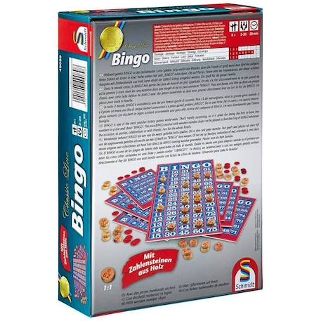 Jeu de société Bingo Classic line SCHMIDT AND SPIELE - Mixte - A partir de 8 ans BLEU 2 - vertbaudet enfant 