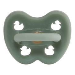 -Tétine physiologique canard Moss green 3-36 mois - HEVEA