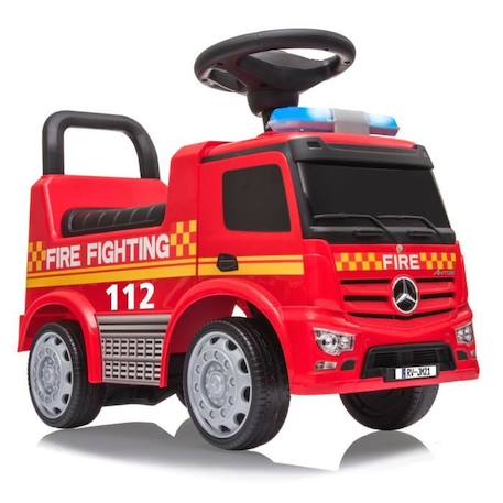 Voiture à pousser Mercedes-Benz Antos pompier pour enfant - Jamara Kids - Multicolore ROUGE 3 - vertbaudet enfant 