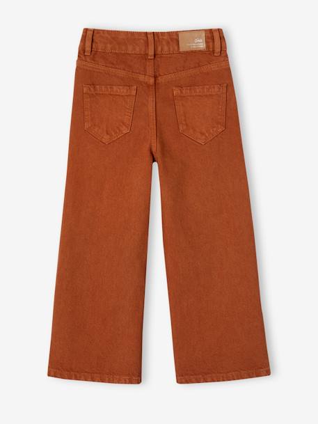 Pantalon large fille bois de rose+caramel+écru+rose bonbon 5 - vertbaudet enfant 