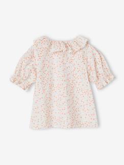 Blouse à collerette en gaze de coton fille  - vertbaudet enfant