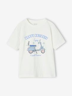 -Tee-shirt motif scooter garçon.
