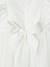 Robe cérémonie fille satin de coton à volants blanc+écru+rose pâle+vert sauge 8 - vertbaudet enfant 