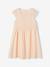 Robe cérémonie fille effet 2 en 1 haut en macramé ivoire+rose nude 12 - vertbaudet enfant 