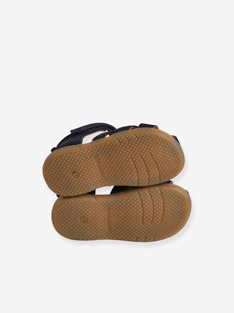 Chaussures premiers pas bébé scratchs lot beige+marine+marron 10 - vertbaudet enfant 