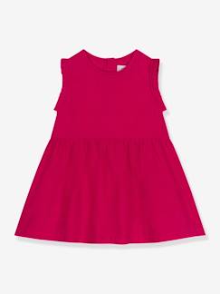 Robe sans manches en lin PETIT BATEAU  - vertbaudet enfant