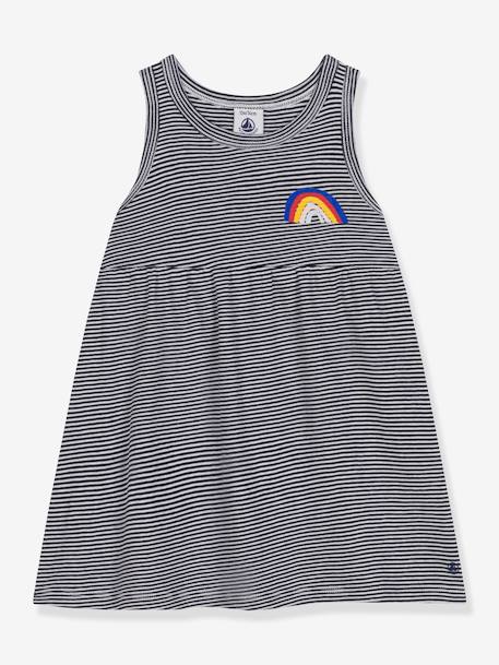 Robe sans manches bébé bleu 1 - vertbaudet enfant 