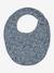 Lot 2 bavoirs naissance bleu imprimé+terracotta 3 - vertbaudet enfant 