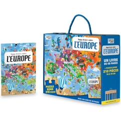 Jouet-Jeux éducatifs-Puzzle circulaire L'Europe - Sassi Junior - 210 pièces - Pour enfant de 6 ans et plus