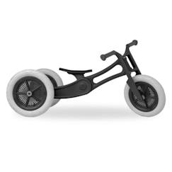 Jouet-Jeux de plein air-Tricycles, draisiennes et trottinettes-Draisienne Wishbone Recycled Edition noire 3 en 1 - WISHBONE DESIGN STUDIO
