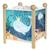 Veilleuse Lanterne Magique Océan naturel - TROUSSELIER - Bois - Pour Enfant dès 12 mois - Bleu et Blanc BLANC 1 - vertbaudet enfant 
