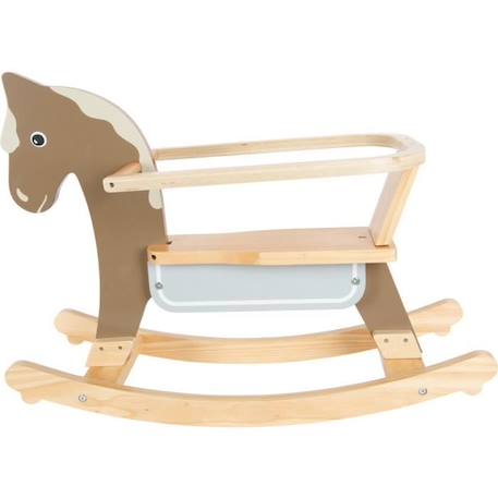 Cheval à bascule avec siège en bois - Small foot company - LEGLER - Blanc - Pour enfant dès 12 mois BLANC 2 - vertbaudet enfant 
