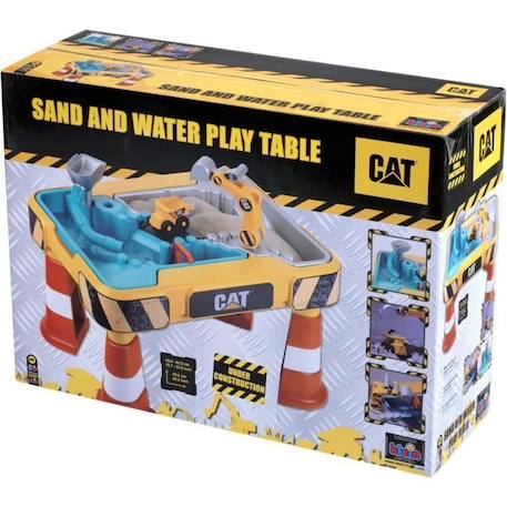 Table multi jeux sable et eau Caterpillar - KLEIN - 3237 BLANC 6 - vertbaudet enfant 