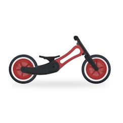 Jouet-Jeux de plein air-Tricycles, draisiennes et trottinettes-Draisienne Wishbone Recycled Edition rouge 2 en 1 - WISHBONE DESIGN STUDIO