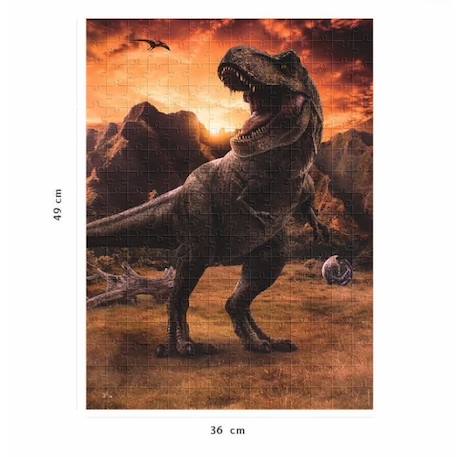 JURASSIC WORLD 3 - Puzzle 250 pièces - Le Tyrannosaurus rex - Nathan BLANC 5 - vertbaudet enfant 