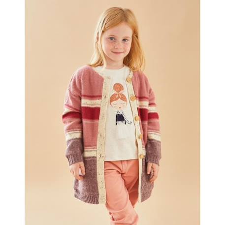 Gilet en Tricoloudoux® rayé  - vertbaudet enfant