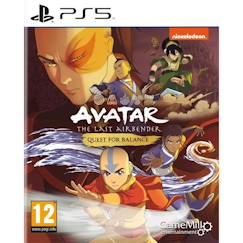 Jouet-Jeux vidéos et jeux d'arcade-Avatar The Last Airbender Quest for Balance - Jeu PS5