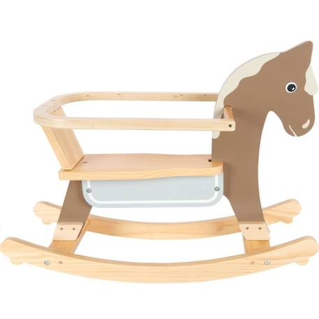 Cheval à bascule avec siège en bois - Small foot company - LEGLER - Blanc - Pour enfant dès 12 mois BLANC 4 - vertbaudet enfant 
