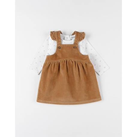 Ensemble robe + t-shirt manches longues MARRON 3 - vertbaudet enfant 