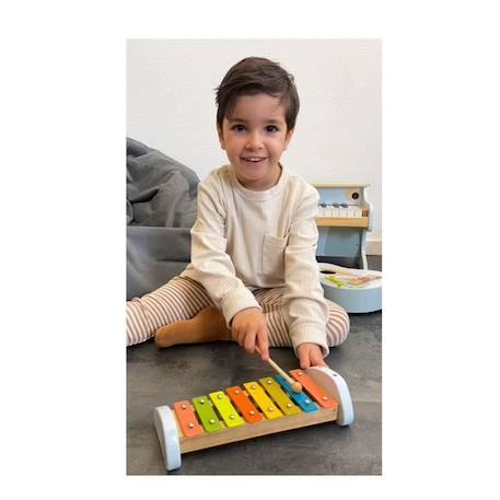 Xylophone Groovy Beats - SMALL FOOT - LEGLER - Blanc - Enfant - Mixte BLANC 3 - vertbaudet enfant 