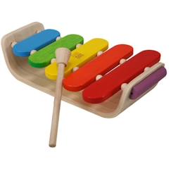 Jouet-Jeux éducatifs-Plantoys - Jouets en bois - Xylophone ovale