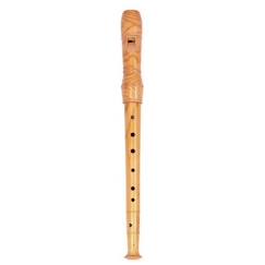 Jouet-Jeux d'imitation-Maison, bricolage et métiers-Flûte à bec jouet en bois 32 cm - GOKI - Scolaire - 8 trous - Doigté baroque