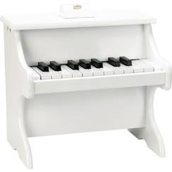 -Piano blanc avec partitions - Vilac - VILAC - Jouet musical - Mixte - Enfant - 3 ans - Blanc