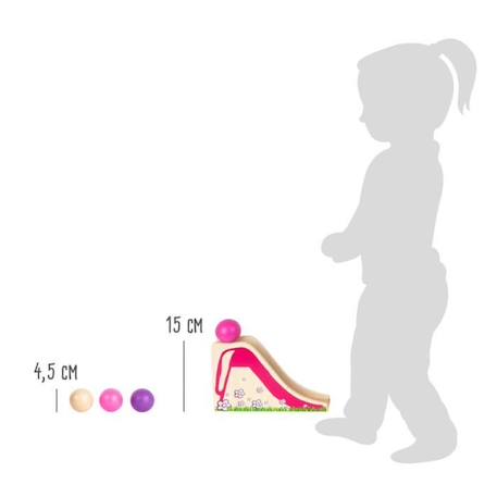 Circuit à boules Junior - Small Foot Company - Legler - Multicolore - Pour enfants dès 12 mois BLANC 4 - vertbaudet enfant 