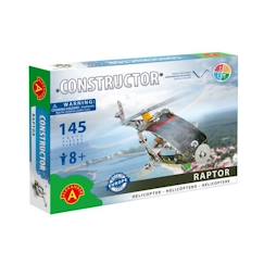 Jouet-Jeux d'imagination-Jeux de construction-Constructor Raptor - Hélicoptère - Alexander Toys - 145 pièces - Jeu de construction